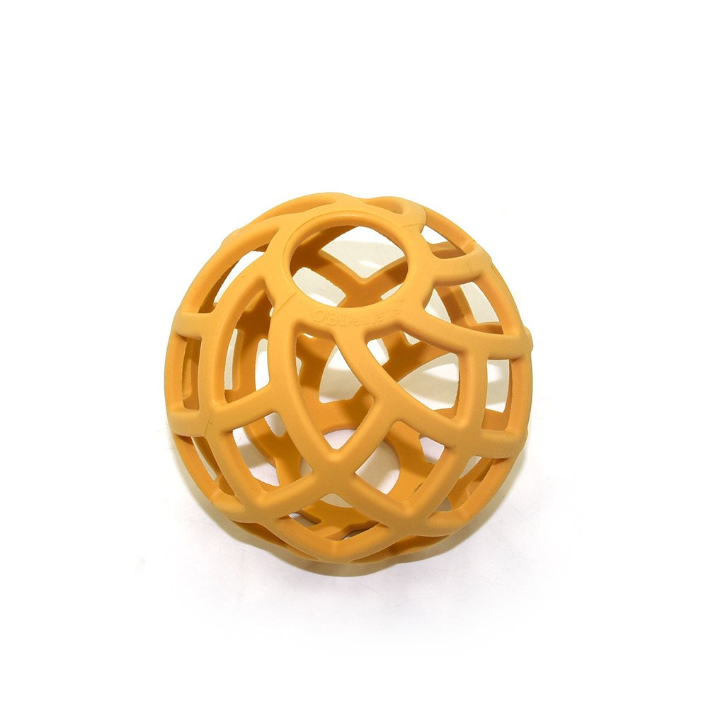 OB Designs Eco-Friendly Teether Ball - Tumeric