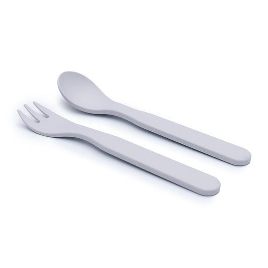 Bobo&Boo Plant Based Cutlery Set - Grey