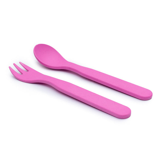 Bobo&Boo Plant Based Cutlery Set - Pink