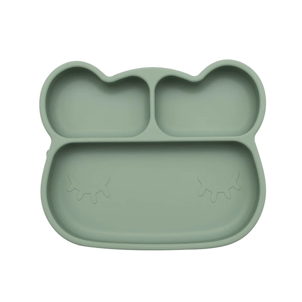 We Might Be Tiny - Bear Stickie Plate - Sage