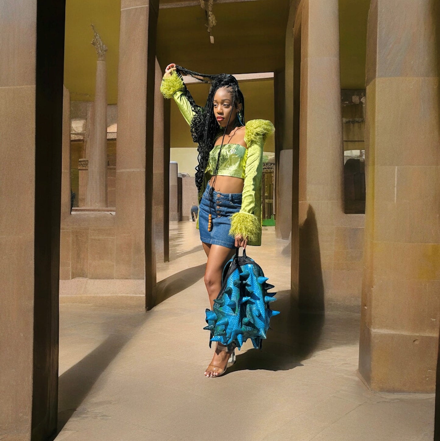 Madpax Spike Backpack - Blue Mamba