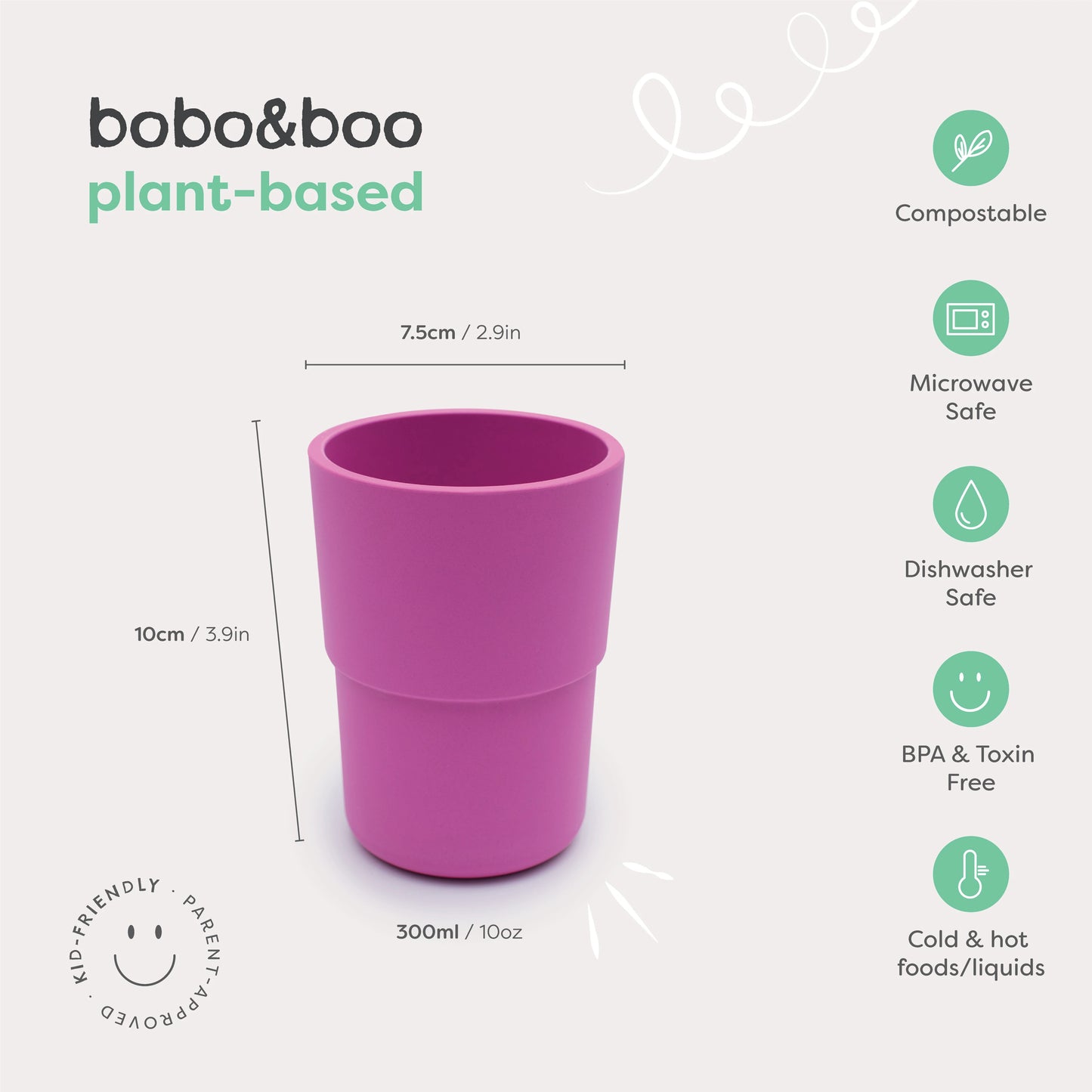 Bobo&Boo Plant Based Cup - Blue