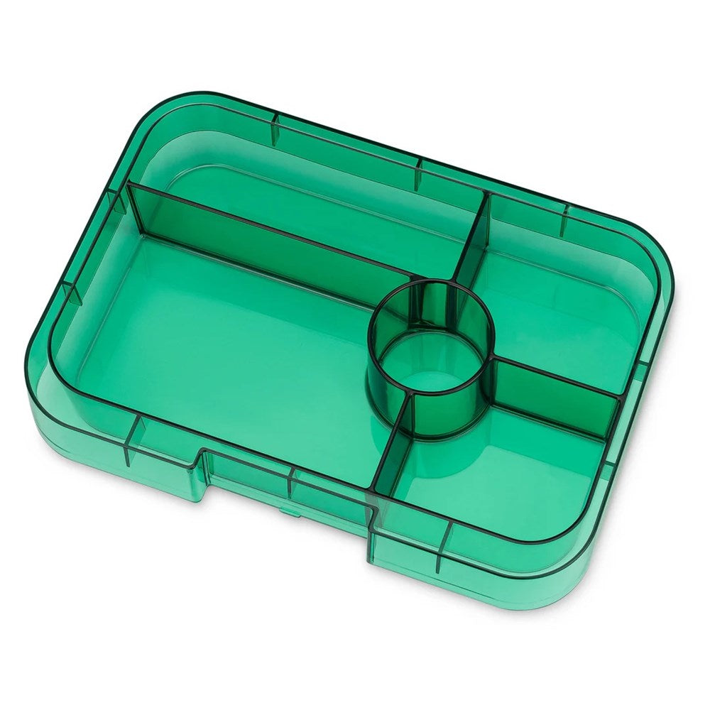 Yumbox Tapas Tray 5C - Green Clear