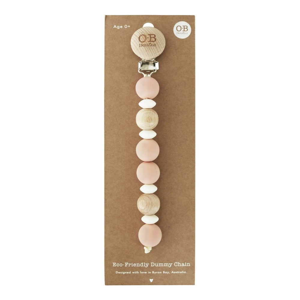 OB Designs Eco-Friendly Dummy Chain - Blush Pink