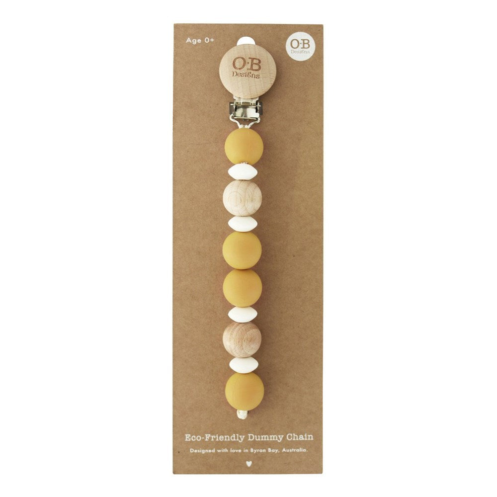 OB Designs Eco-Friendly Dummy Chain - Tumeric