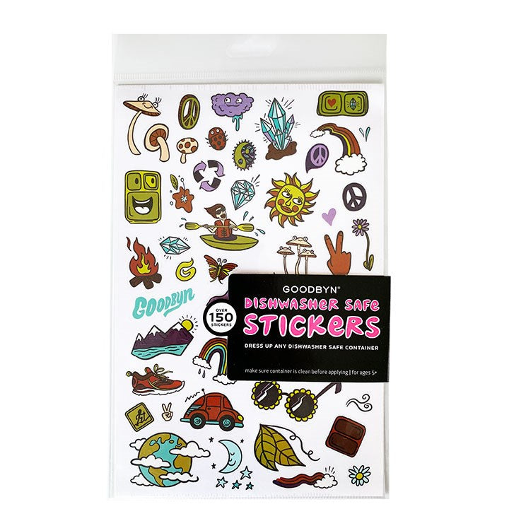 Goodbyn Dishwasher Safe Sticker Set - Groovy Vibes