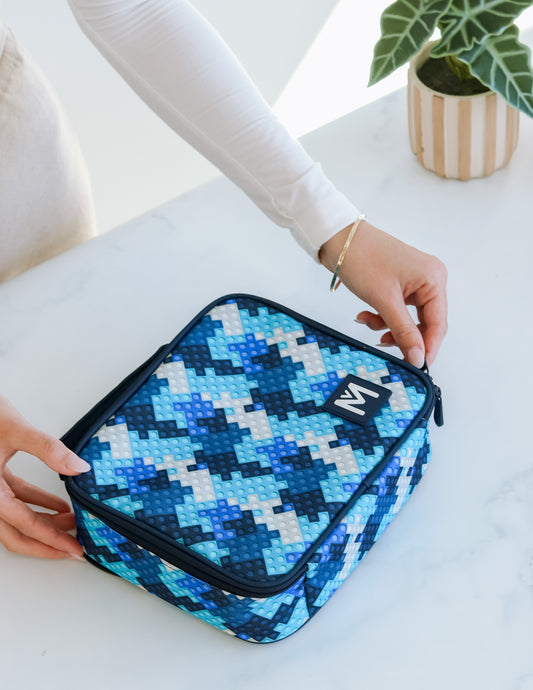 MontiiCo Insulated Lunch Bag (Medium) - Block Land