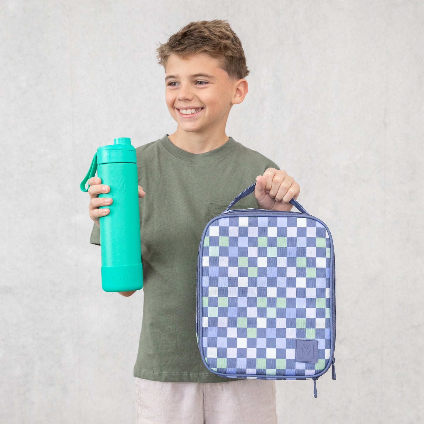 MontiiCo Insulated Lunch Bag - Checkmate