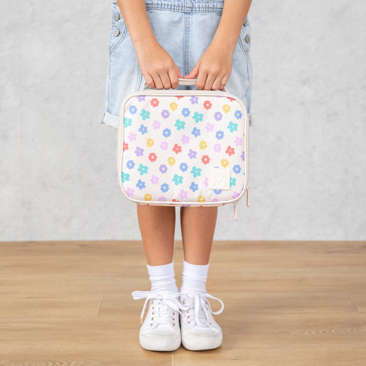 MontiiCo Insulated Lunch Bag (Medium) - Daisy Dream