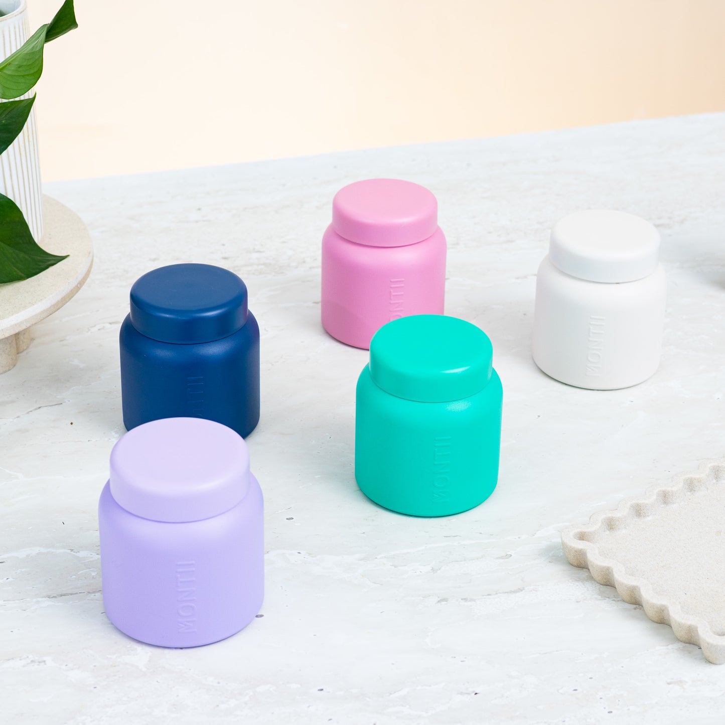 MontiiCo Insulated Lunch Pot - Cream