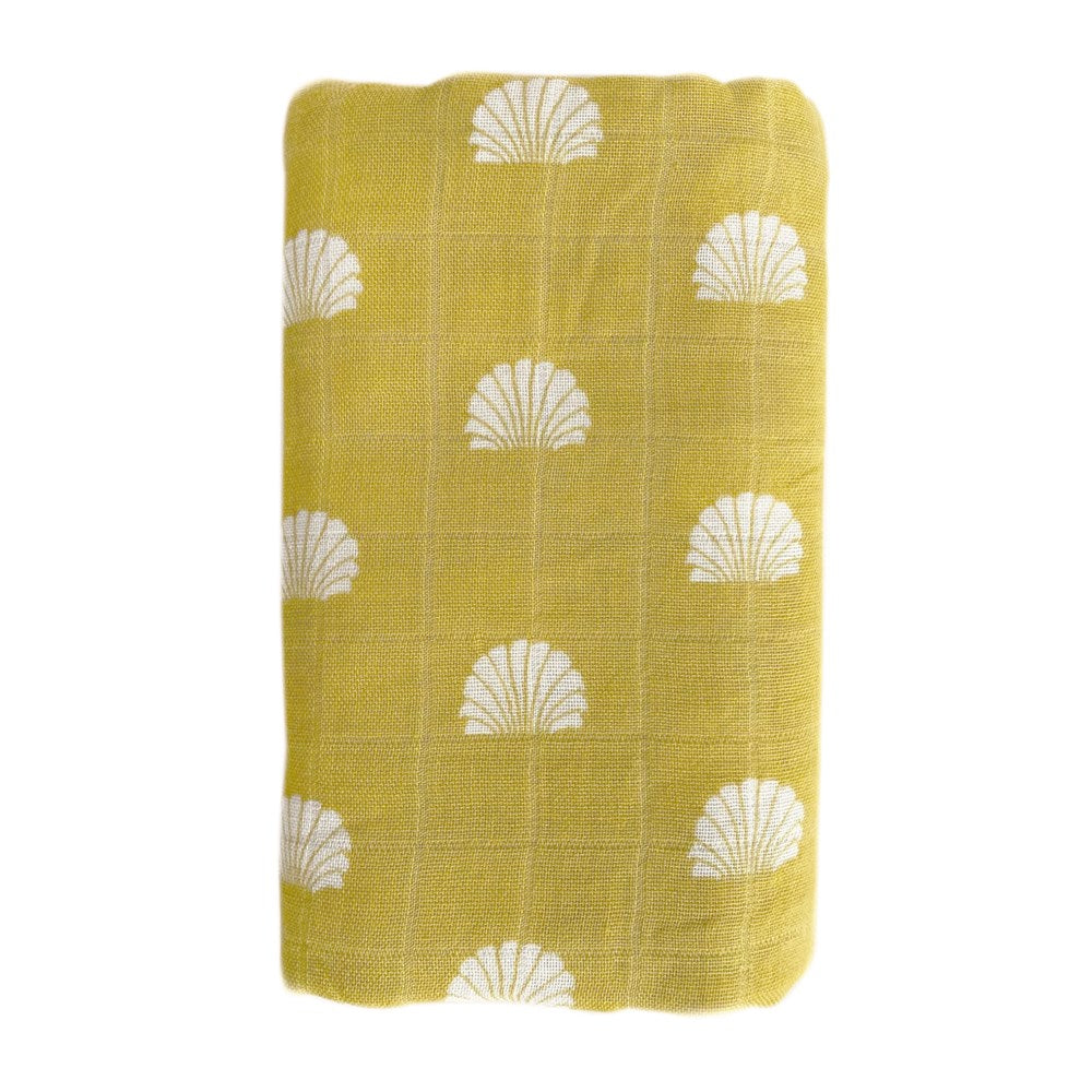 OB Designs Muslin - Pear Shell Print