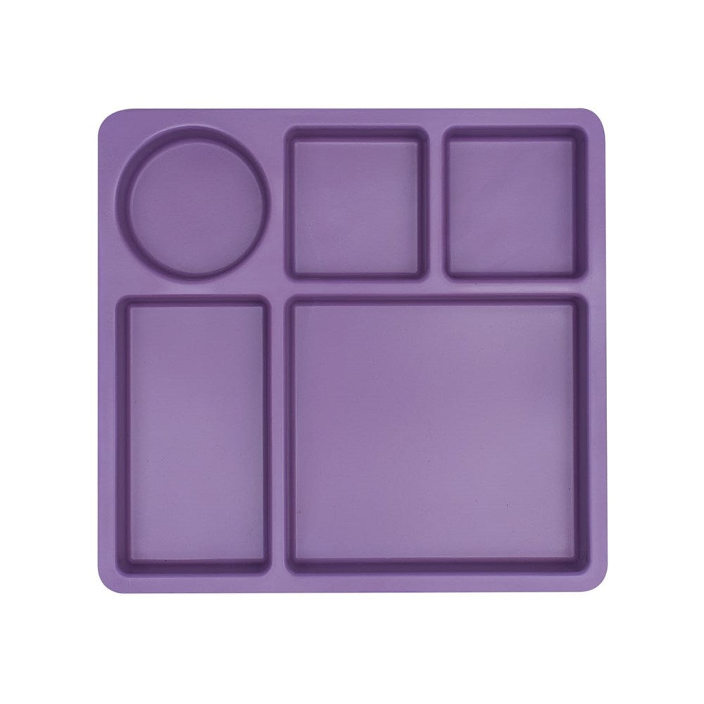 Bobo&Boo Divided Plate - Grape Purple