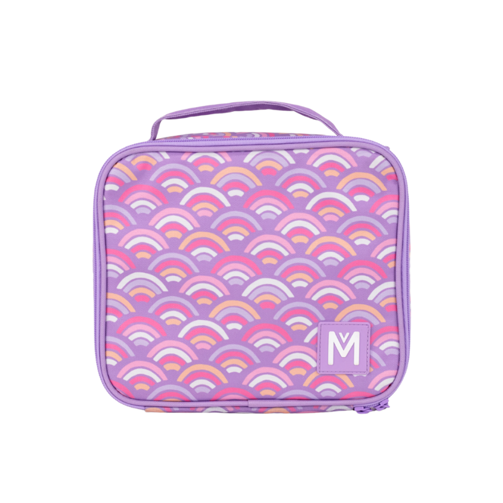 MontiiCo Insulated Lunch Bag (Medium) - Rainbow Roller