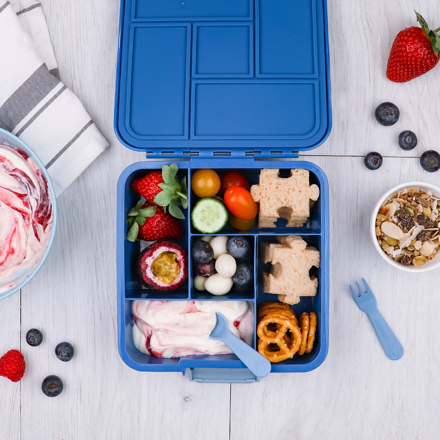 Lunch Punch Sets - Blue Bento Set