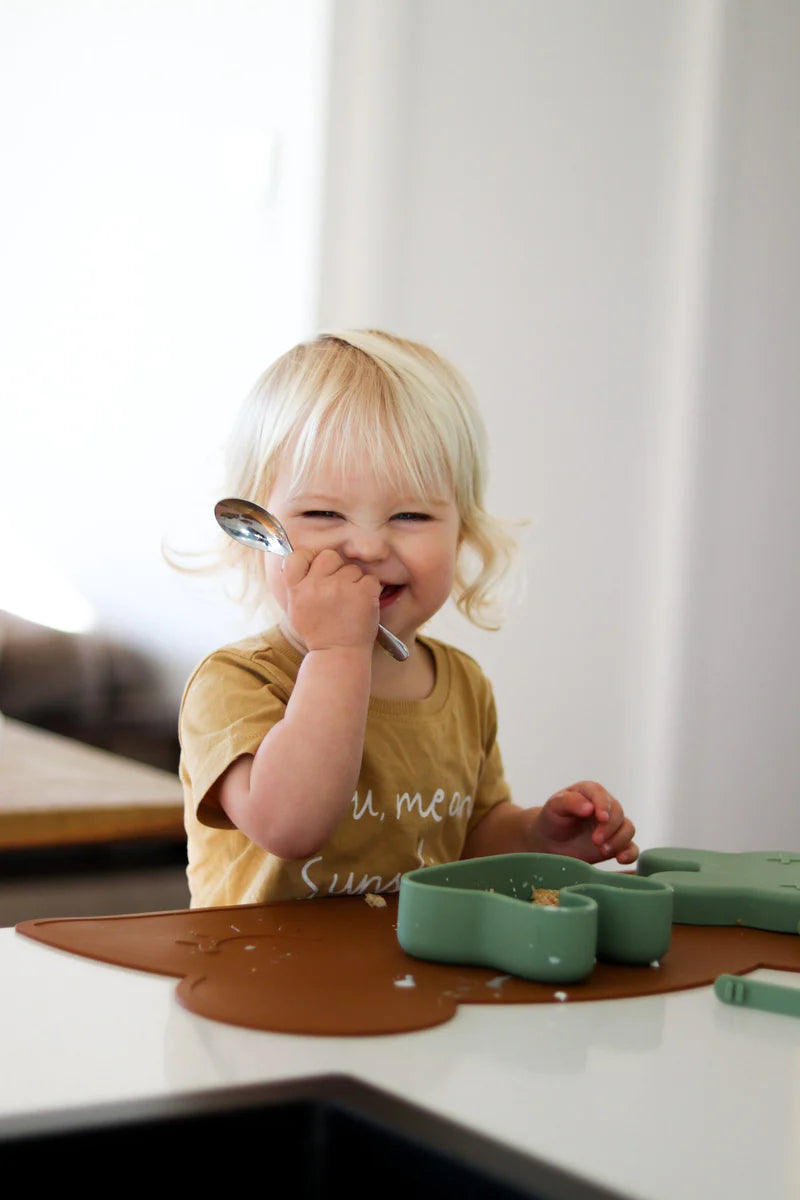 We Might Be Tiny - Bear Placie - Chocolate Brown