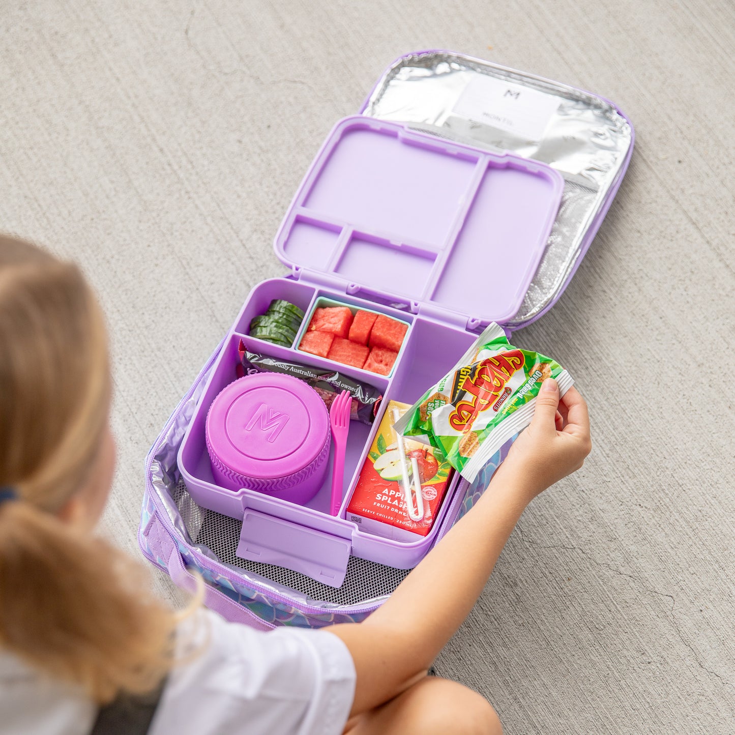 MontiiCo Feast Lunch Box - Lilac