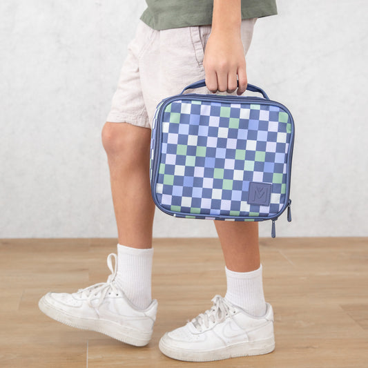 MontiiCo Insulated Lunch Bag (Medium) - Checkmate