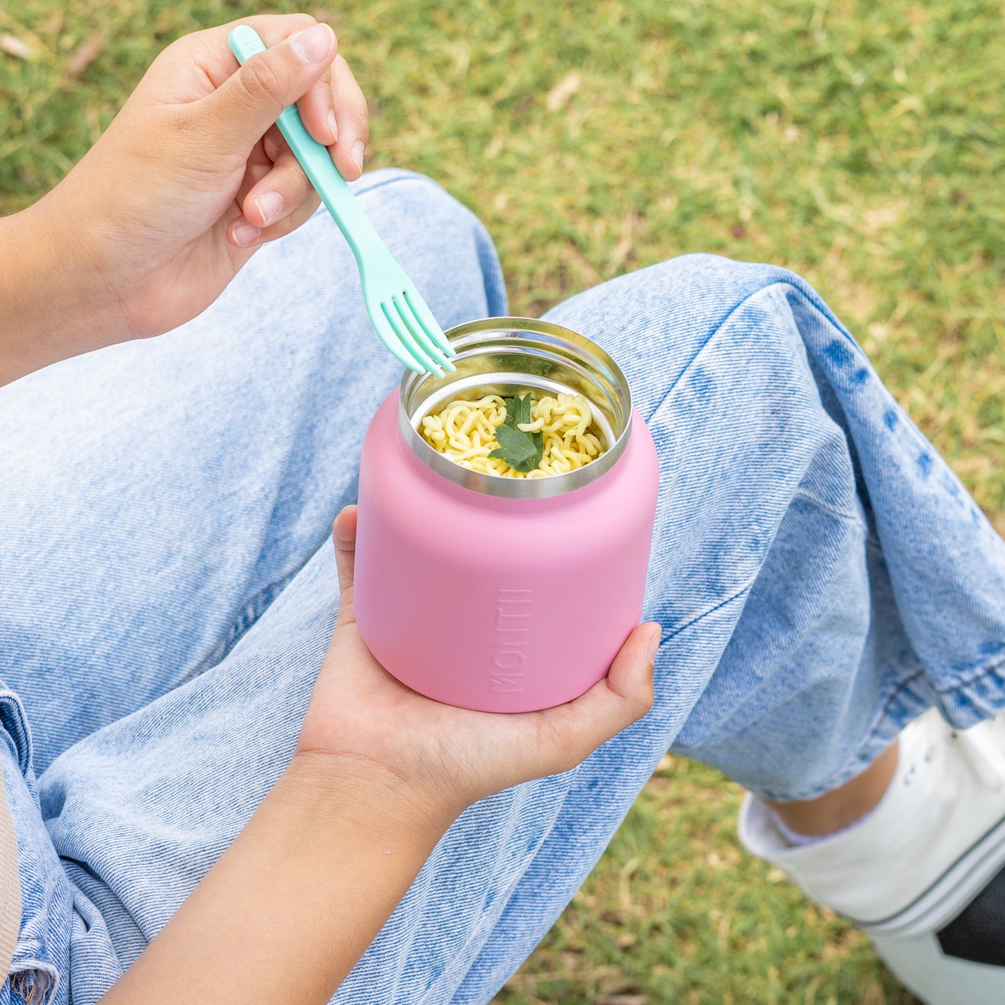 MontiiCo Insulated Lunch Pot - Bubblegum