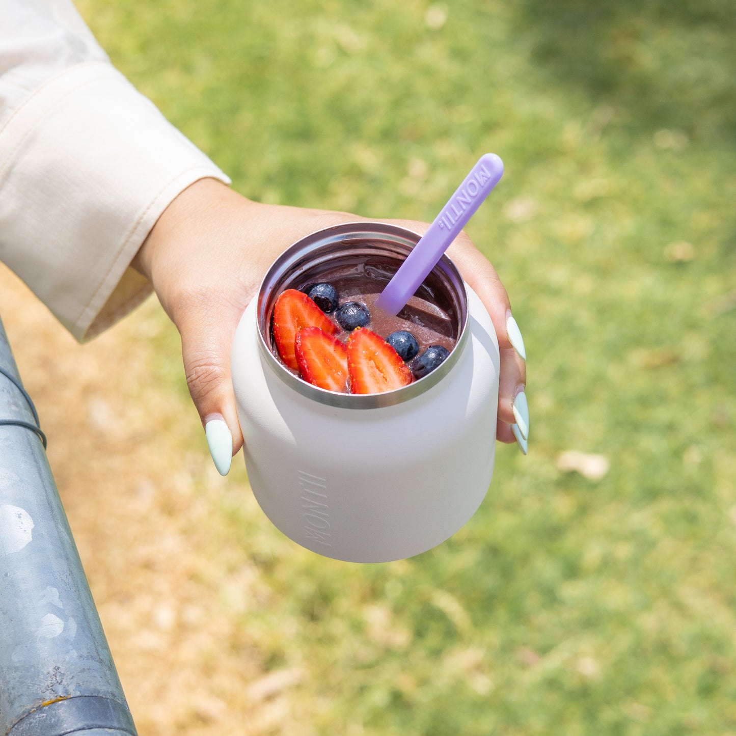 MontiiCo Insulated Lunch Pot - Cream