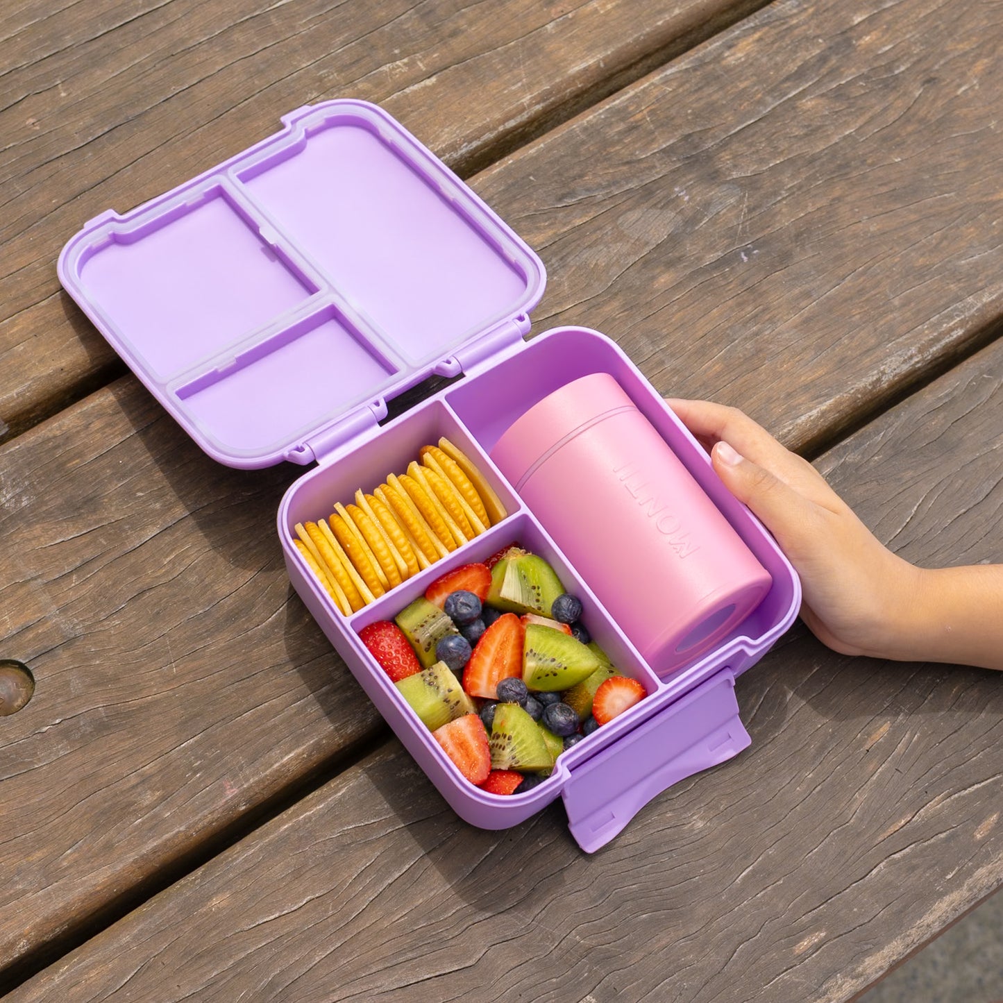 MontiiCo Insulated Snack Pot - Bubblegum