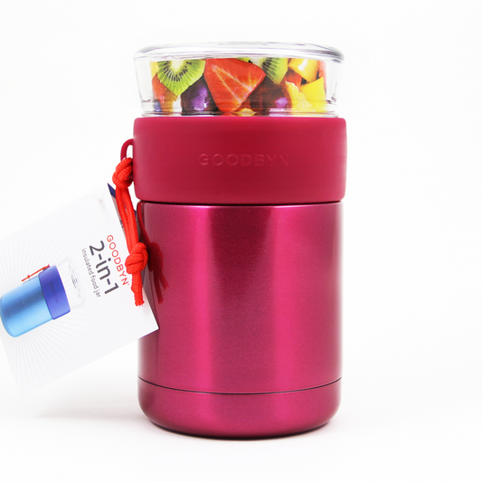 Goodbyn Duo Food Jar - Pink