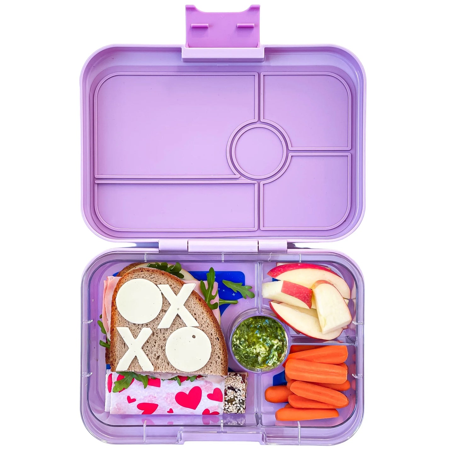 Yumbox Tapas 4C - Seville Purple (Rainbow Tray)