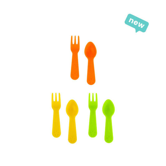 Lunch Punch Fork & Spoon Set - Brights (Set of 3)