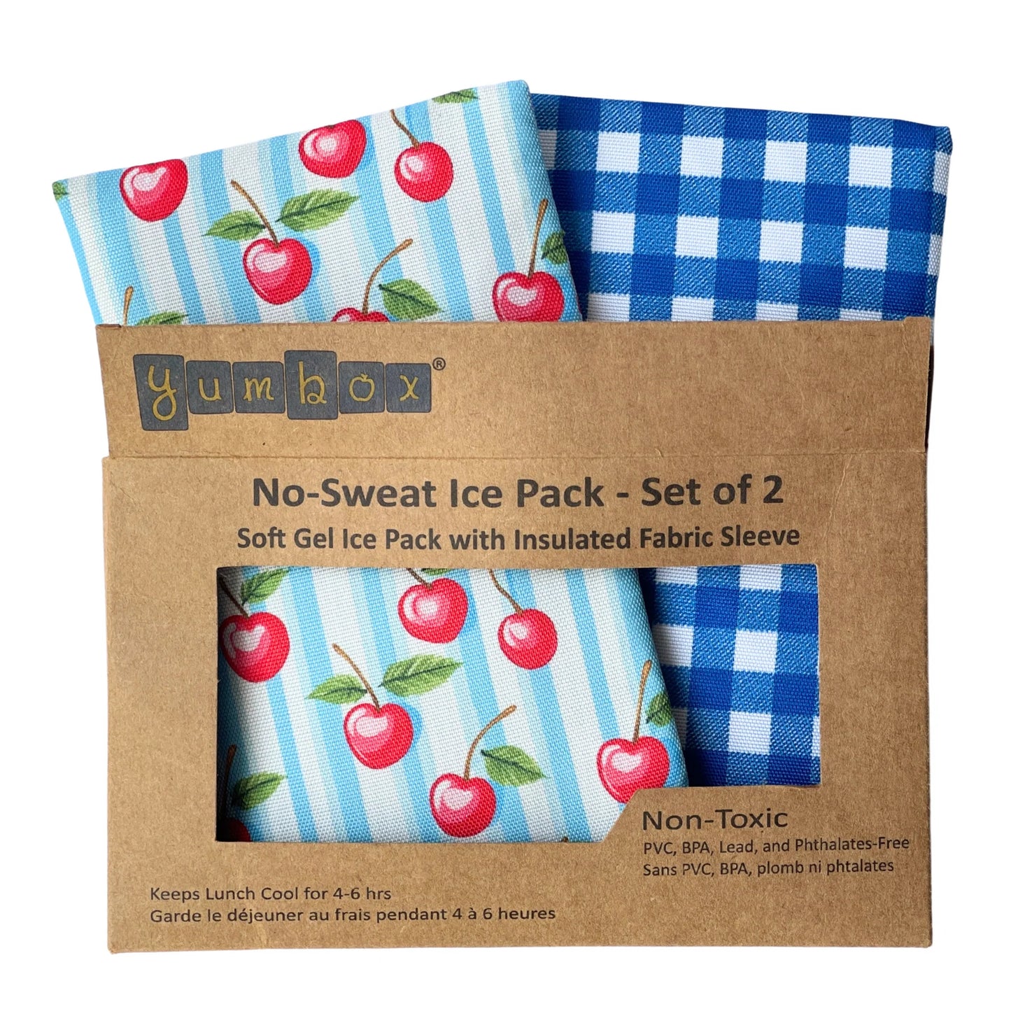 Yumbox Ice Pack - Vichy & Cherry