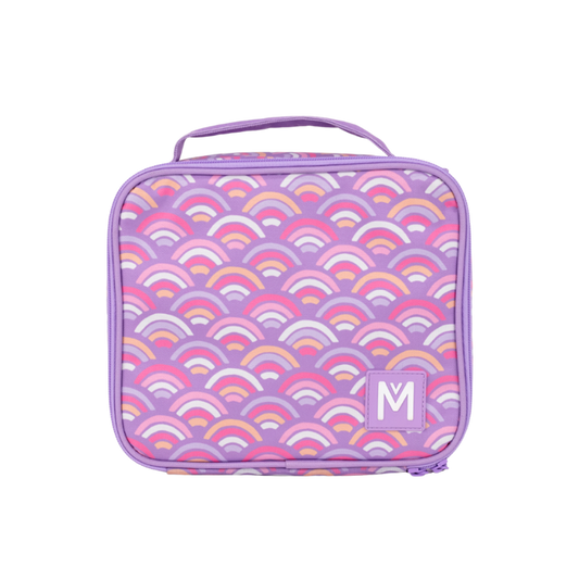 MontiiCo Insulated Lunch Bag (Medium) - Rainbow Roller