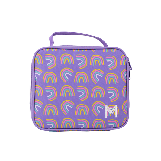 MontiiCo Insulated Lunch Bag (Medium) - Rainbows