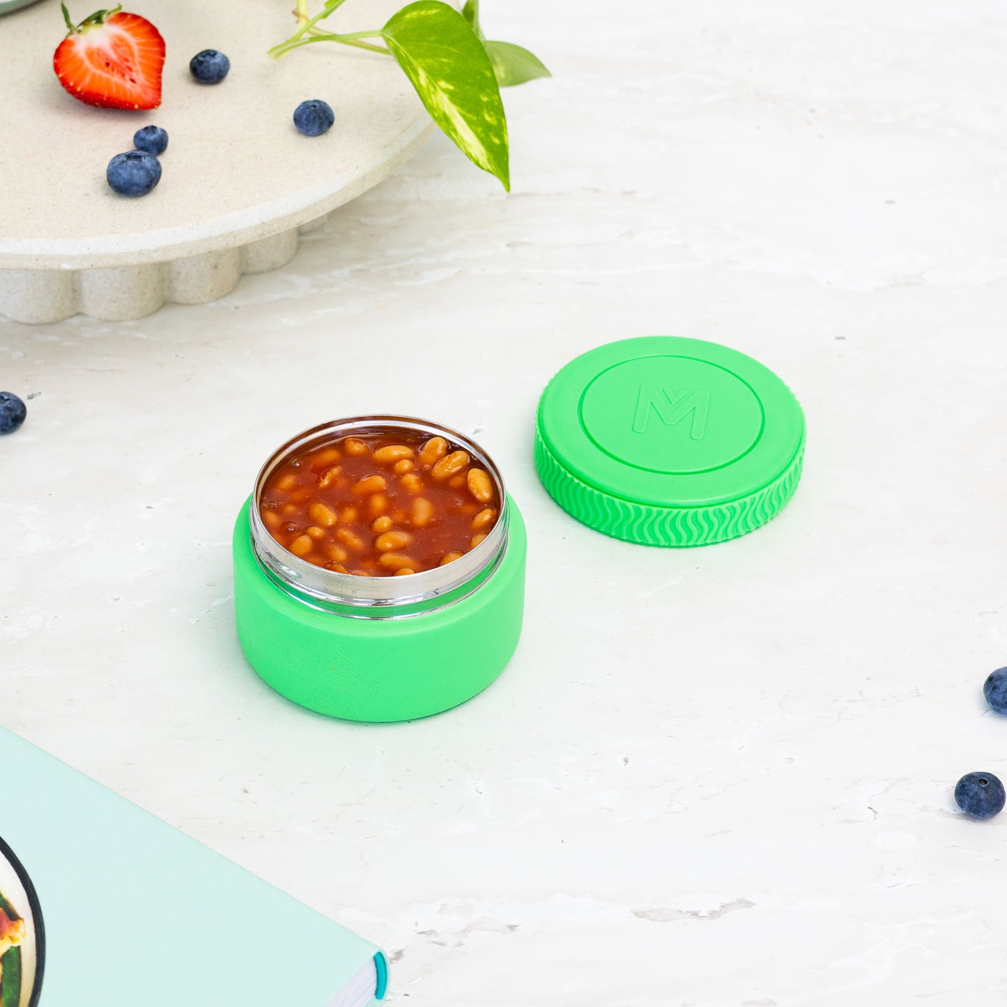 MontiiCo Mini Insulated Food Jar - Apple